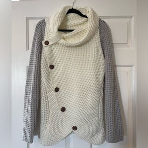 Cowlneck knitted sweater. Super cute! Purchased from a boutique, only wore once